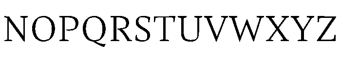Comma Serif Light Font UPPERCASE