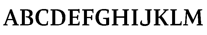 Comma Serif Medium Font UPPERCASE