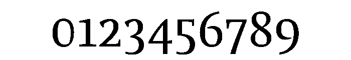 Comma Serif Regular Font OTHER CHARS