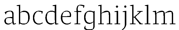 Comma Serif Thin FONT