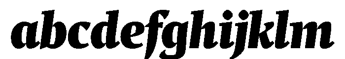 Comma Serif Ultra Italic FONT