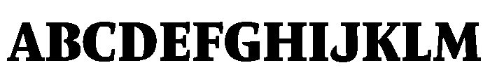 Comma Serif Ultra Font UPPERCASE