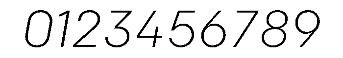 Config Mono Variable Light Italic Font OTHER CHARS