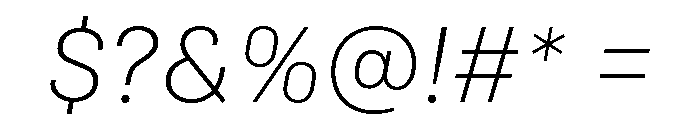 Config Mono Variable Light Italic Font OTHER CHARS