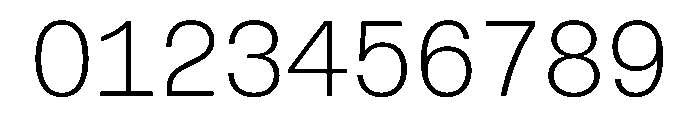 Config Mono Variable Regular Font OTHER CHARS