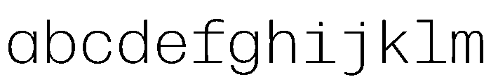 Config Mono Variable Regular FONT