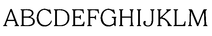 Connemara Old Style Extra Light Font UPPERCASE