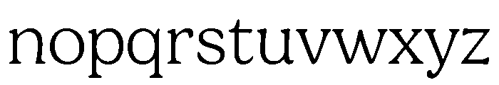 Connemara Old Style Extra Light Font LOWERCASE