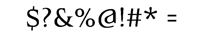 Connemara Old Style Regular Font OTHER CHARS