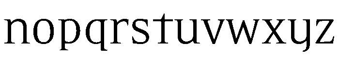Connemara Old Style Regular Font LOWERCASE
