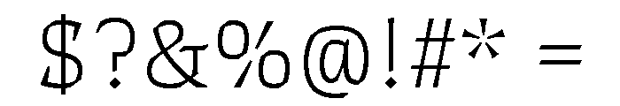 Connemara Old Style Thin Font OTHER CHARS