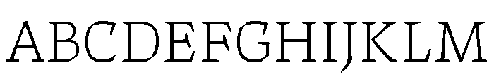 Connemara Old Style Thin Font UPPERCASE