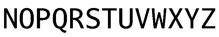 Consolas Medium Font UPPERCASE