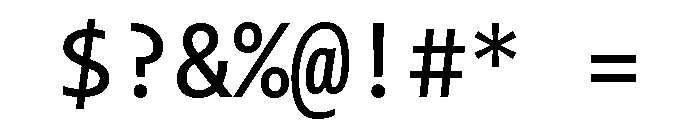 Consolas Regular Font OTHER CHARS
