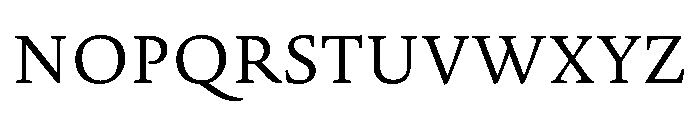 Constantia Light Font UPPERCASE
