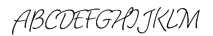 Contempora Extra Light Font UPPERCASE