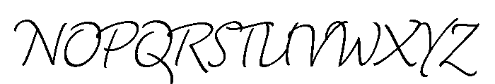 Contempora Extra Light Font UPPERCASE