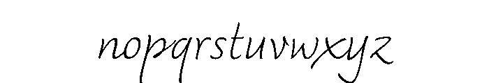 Contempora Extra Light Font LOWERCASE