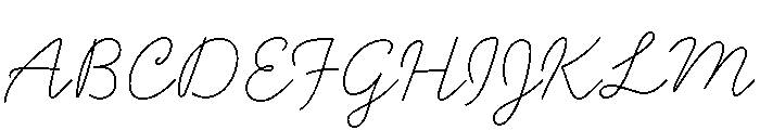 Contempora Light Font UPPERCASE