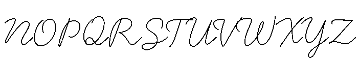 Contempora Light Font UPPERCASE