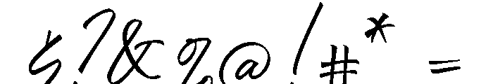 Contempora Regular Font OTHER CHARS