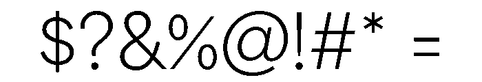 Coordinates Variable Extra Light Font OTHER CHARS