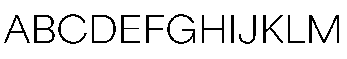 Coordinates Variable Extra Light Font UPPERCASE