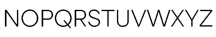 Coordinates Variable Extra Light Font UPPERCASE