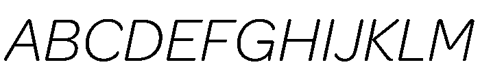 Coordinates Variable Italic Font UPPERCASE