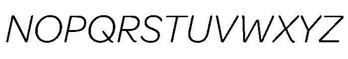 Coordinates Variable Italic Font UPPERCASE