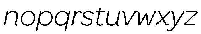 Coordinates Variable Italic Font LOWERCASE
