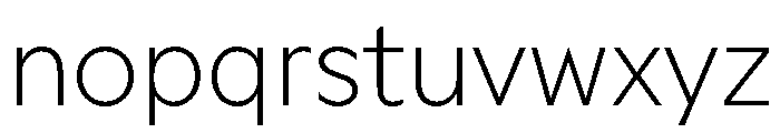 Coordinates Variable Thin Font LOWERCASE
