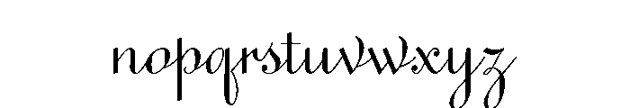Copperscript Variable Medium Font LOWERCASE