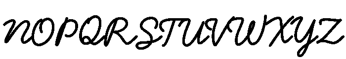 Coquito Bold Font UPPERCASE