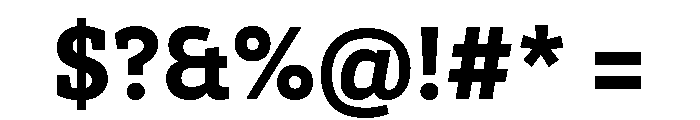 Cornpile Variable Heavy Font OTHER CHARS