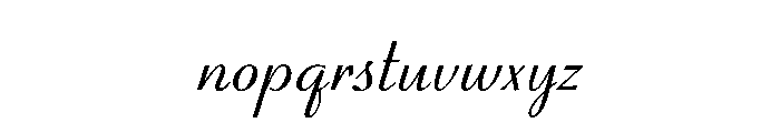 Coronet Script Ludlow Regular Font LOWERCASE