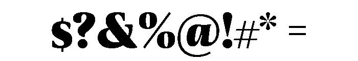 Corsario Variable Heavy Font OTHER CHARS