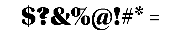 Corsario Variable Regular Font OTHER CHARS