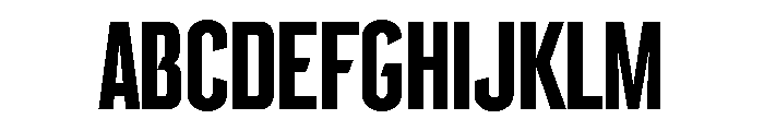 Counterpress Bold Font UPPERCASE