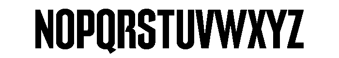 Counterpress Bold Font UPPERCASE