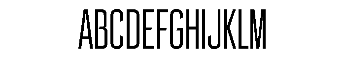 Counterpress Light Font UPPERCASE