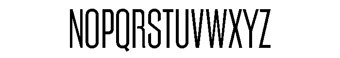Counterpress Light Font UPPERCASE