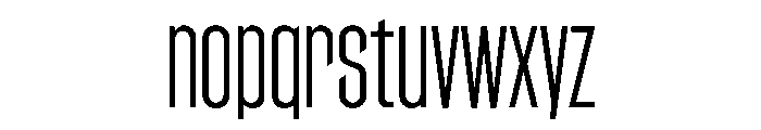 Counterpress Light Font LOWERCASE
