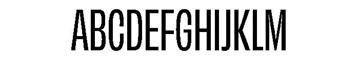 Counterpress Medium Font UPPERCASE