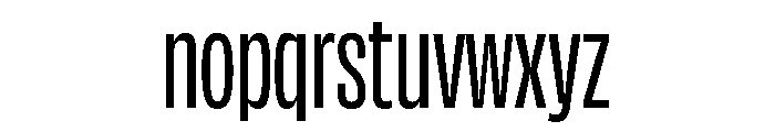 Counterpress Medium Font LOWERCASE