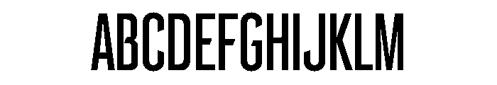 Counterpress Regular Font UPPERCASE