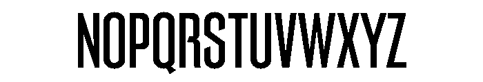 Counterpress Regular Font UPPERCASE