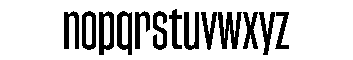 Counterpress Regular Font LOWERCASE