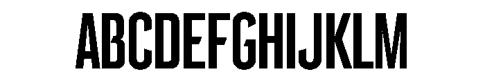 Counterpress Semi Bold Font UPPERCASE