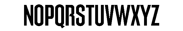 Counterpress Semi Bold Font UPPERCASE